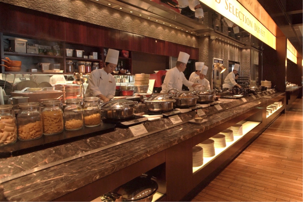 開放的なオープンキッチン