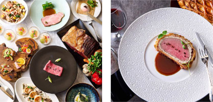 お肉や野菜などをふんだんに使った、色鮮やかなお料理のイメージ