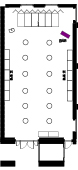 1/4室 間取り図