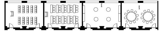 7F小宴会場 間取り図