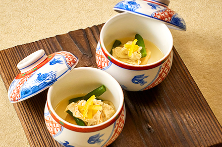湯葉の豆乳煮