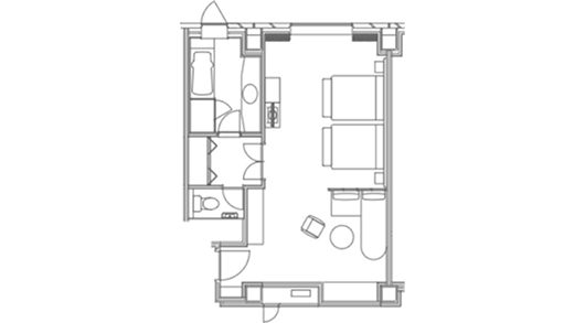 ドリームスイートの間取り図