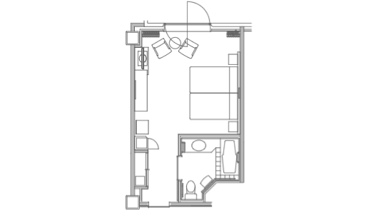 ユニバーサルの間取り図